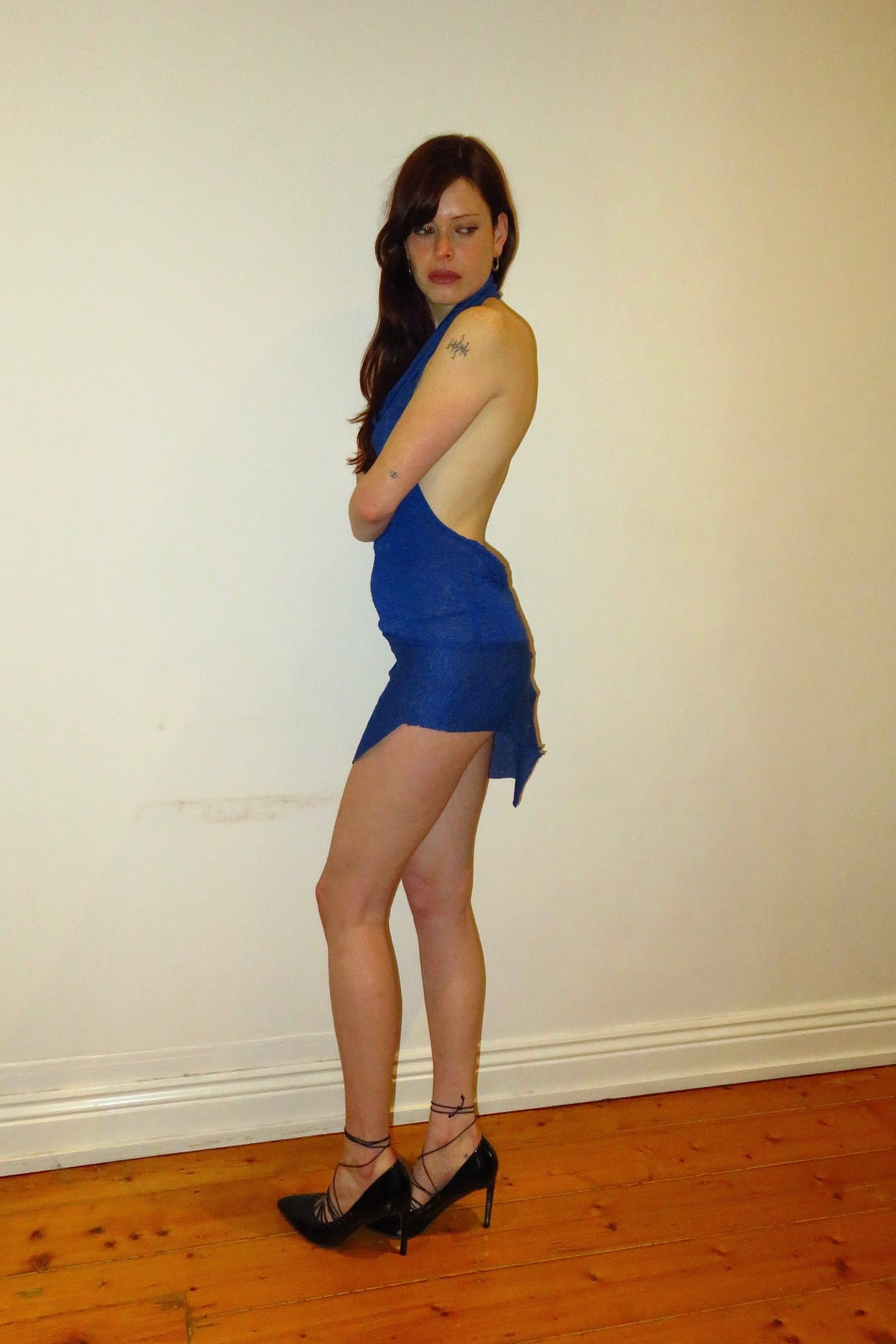 cutout dress knit*