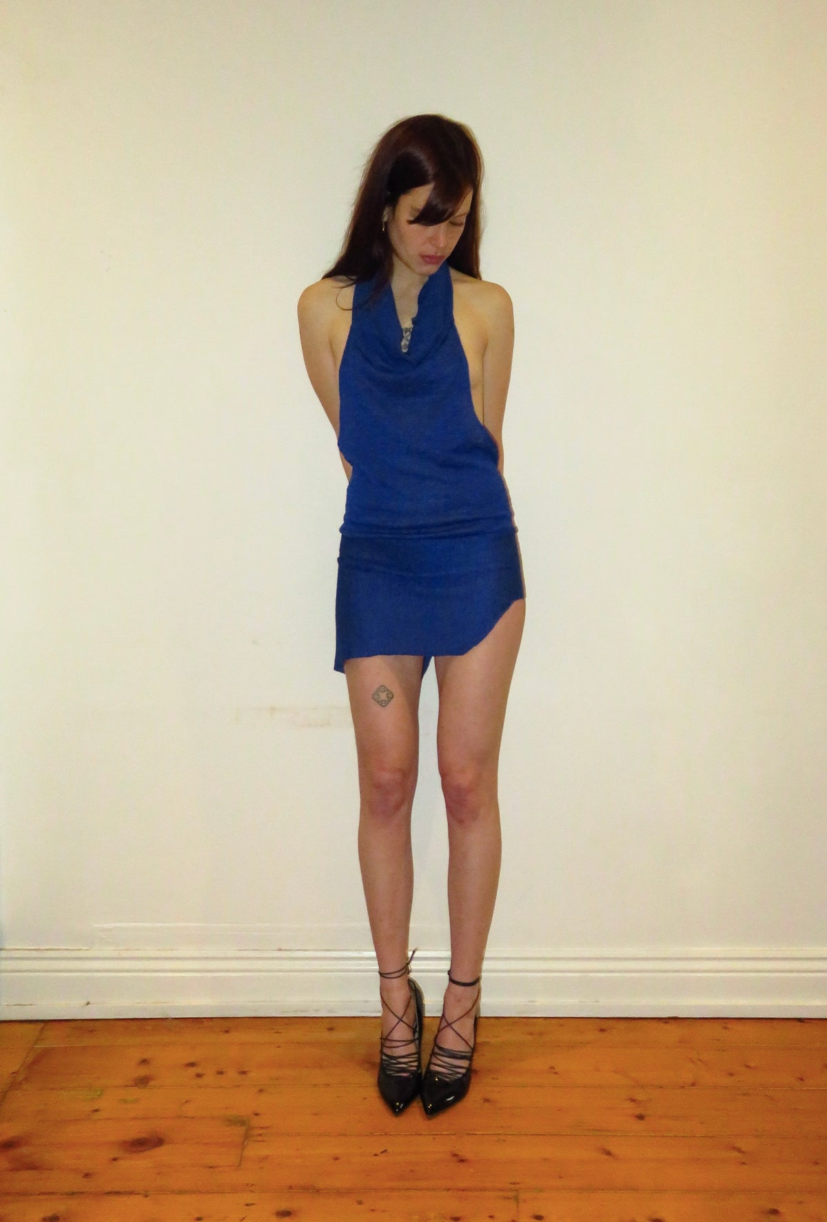cutout dress knit*